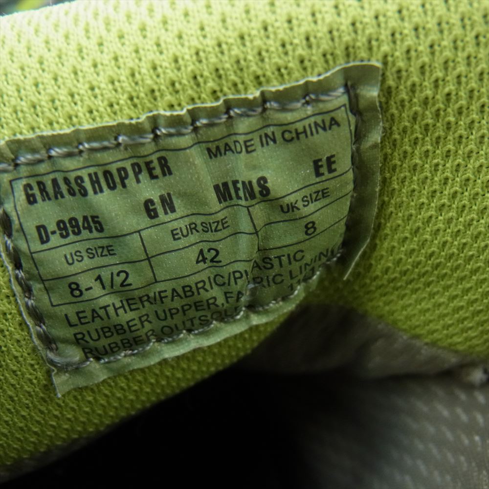 Danner ダナー D-9945 GRASSHOPPER グラスホッパー ローカット トレッキング シューズ グリーン系 42【中古】