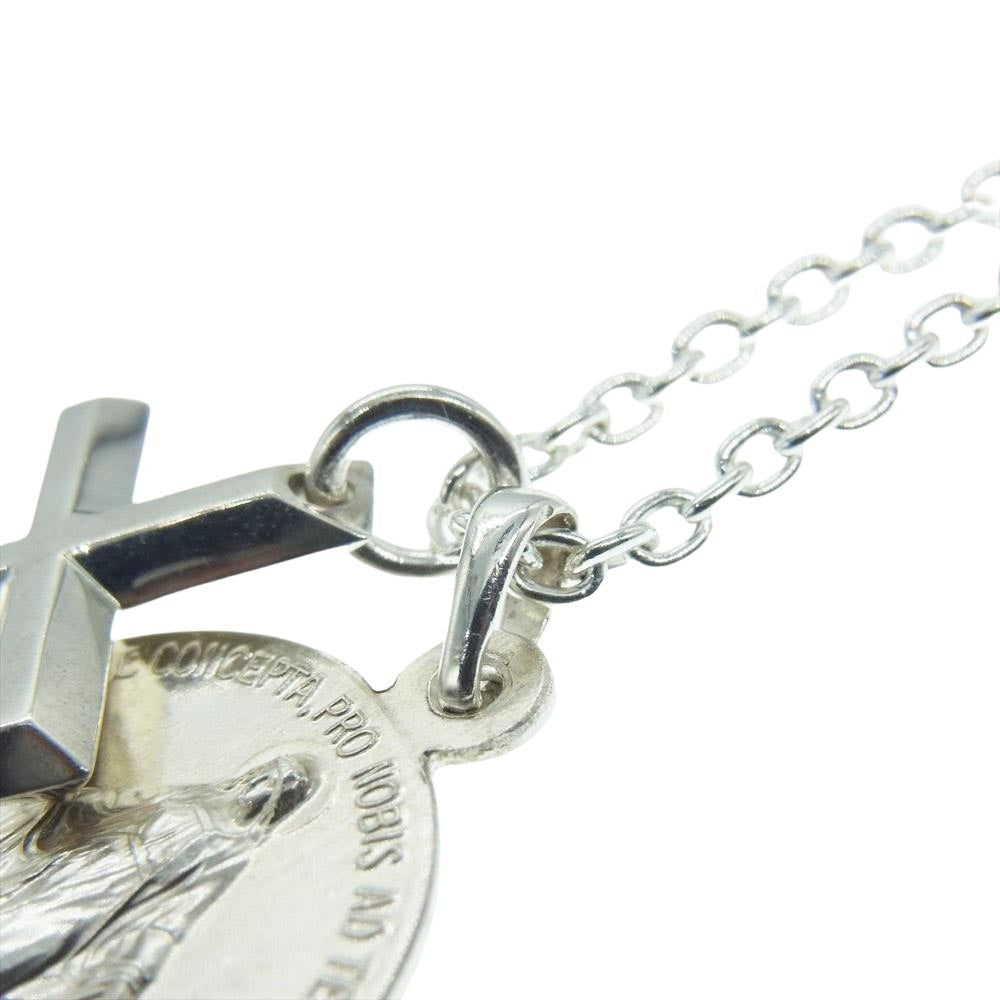 M'S COLLECTION エムズコレクション クロス 銀貨 ネックレス シルバー系【中古】