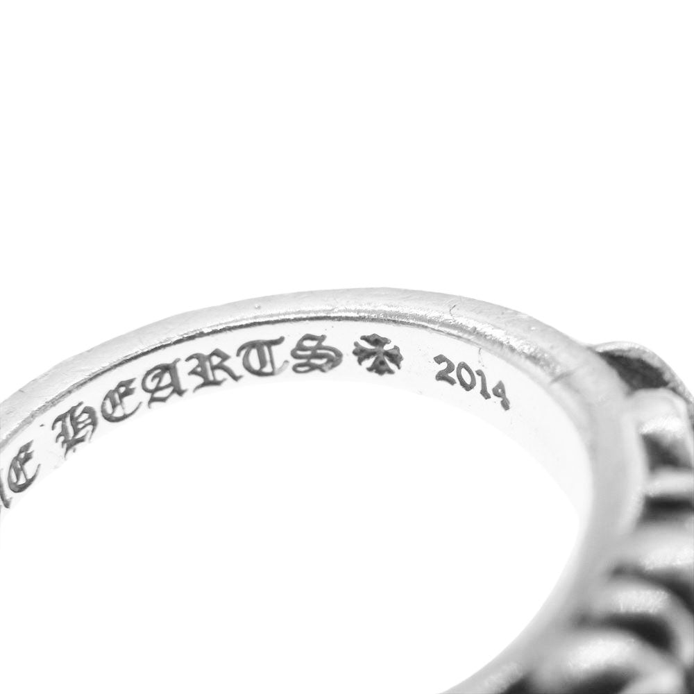 CHROME HEARTS クロムハーツ（原本有） BABY CLASSIC FLRL CRS ベイビー クラシック フローラル クロス リング 9号【中古】