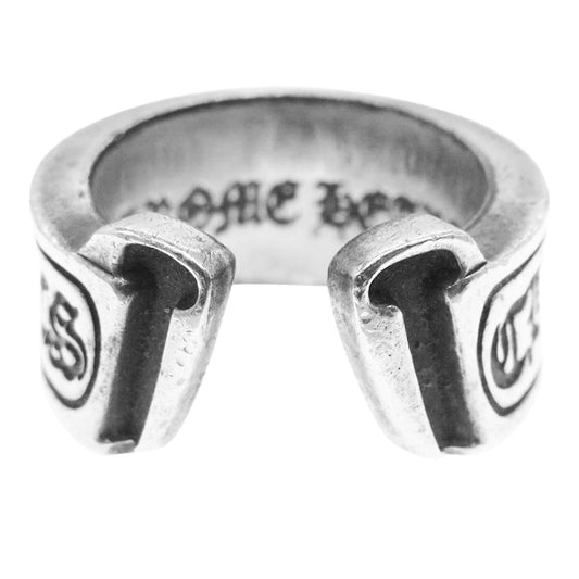 CHROME HEARTS クロムハーツ（原本無） LG SCROLL LABEL ラージ スクロール ラベル リング 14.5号【中古】