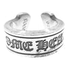 CHROME HEARTS クロムハーツ（原本無） LG SCROLL LABEL ラージ スクロール ラベル リング 14.5号【中古】