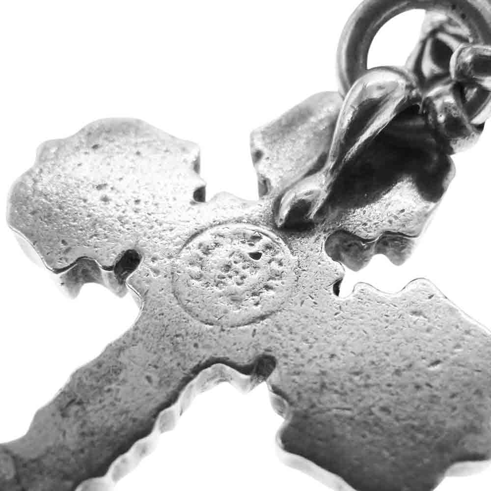 CHROME HEARTS クロムハーツ（原本無） CRSBL CHN CHN FILIG CROSS-XSM フィリグリークロス クロスボールチェーン ネックレス 20インチ【中古】