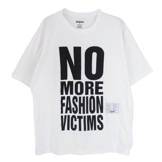 NEIGHBORHOOD ネイバーフッド katharine hamnett キャサリン ハムネット  No More Fashion Victims プリントTシャツ ホワイト系 L【中古】