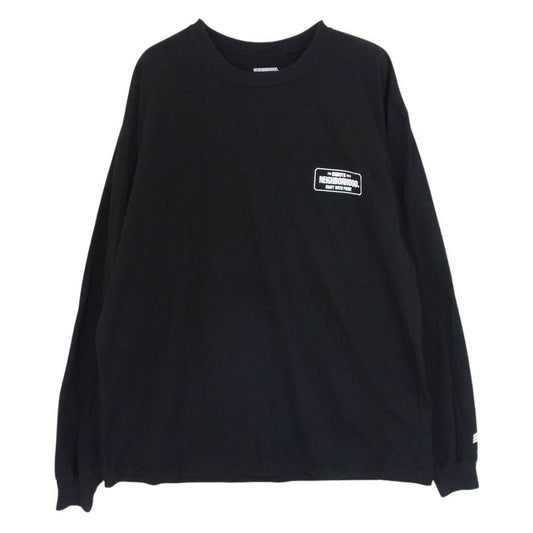 NEIGHBORHOOD ネイバーフッド 23SS 231PCNH-LT01S NH SHIBUYA.TEE 渋谷リニューアル記念 ロング スリーブ Tシャツ カットソー ブラック系 XL【中古】
