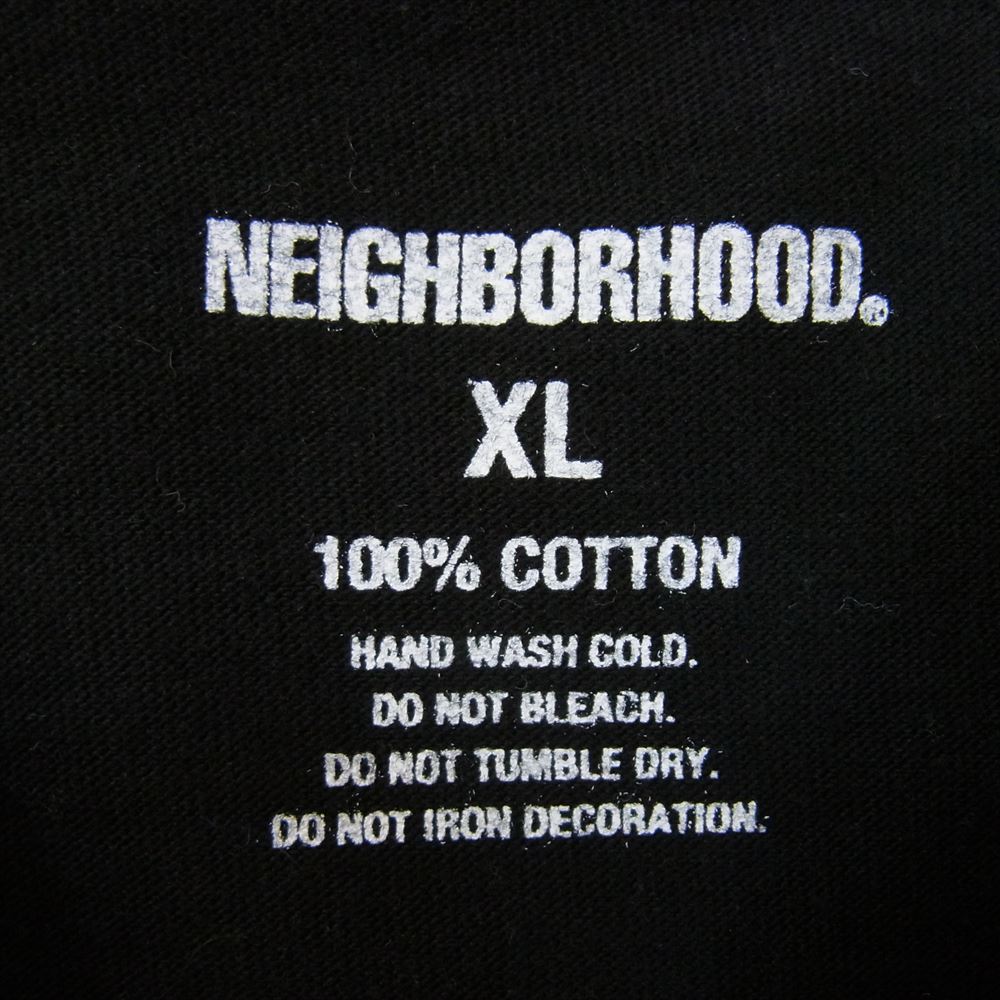 NEIGHBORHOOD ネイバーフッド 23SS 231PCNH-LT01S NH SHIBUYA.TEE 渋谷リニューアル記念 ロング スリーブ Tシャツ カットソー ブラック系 XL【中古】