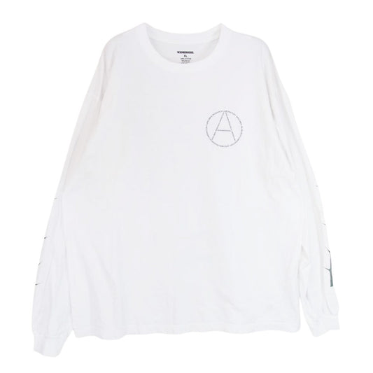 NEIGHBORHOOD ネイバーフッド 241PCNH-LT13 adenia ballyi コットン天竺 ロングスリーブ カットソー 長袖 Tシャツ ホワイト系 XL【中古】