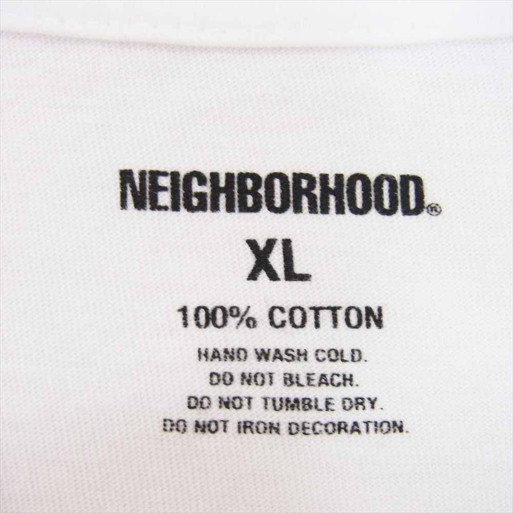 NEIGHBORHOOD ネイバーフッド 241PCNH-LT13 adenia ballyi コットン天竺 ロングスリーブ カットソー 長袖 Tシャツ ホワイト系 XL【中古】