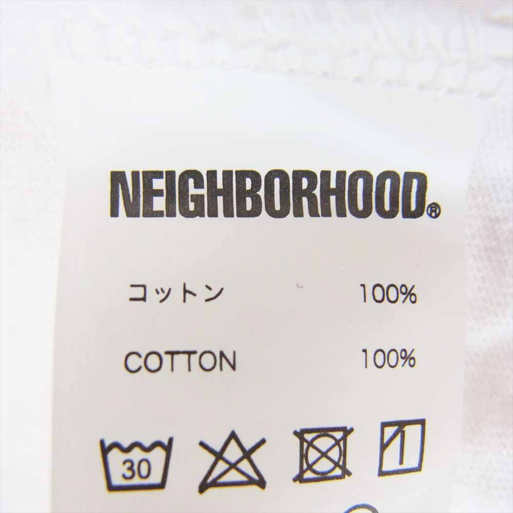 NEIGHBORHOOD ネイバーフッド 241PCNH-LT13 adenia ballyi コットン天竺 ロングスリーブ カットソー 長袖 Tシャツ ホワイト系 XL【中古】