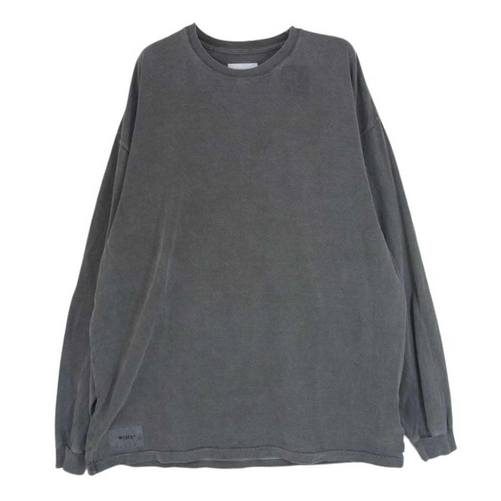 WTAPS ダブルタップス 23SS 231ATDT-CSM18 AII 02  LS オール 02 長袖 Tシャツ ロング スリーブ カットソー グレー系 X03【中古】