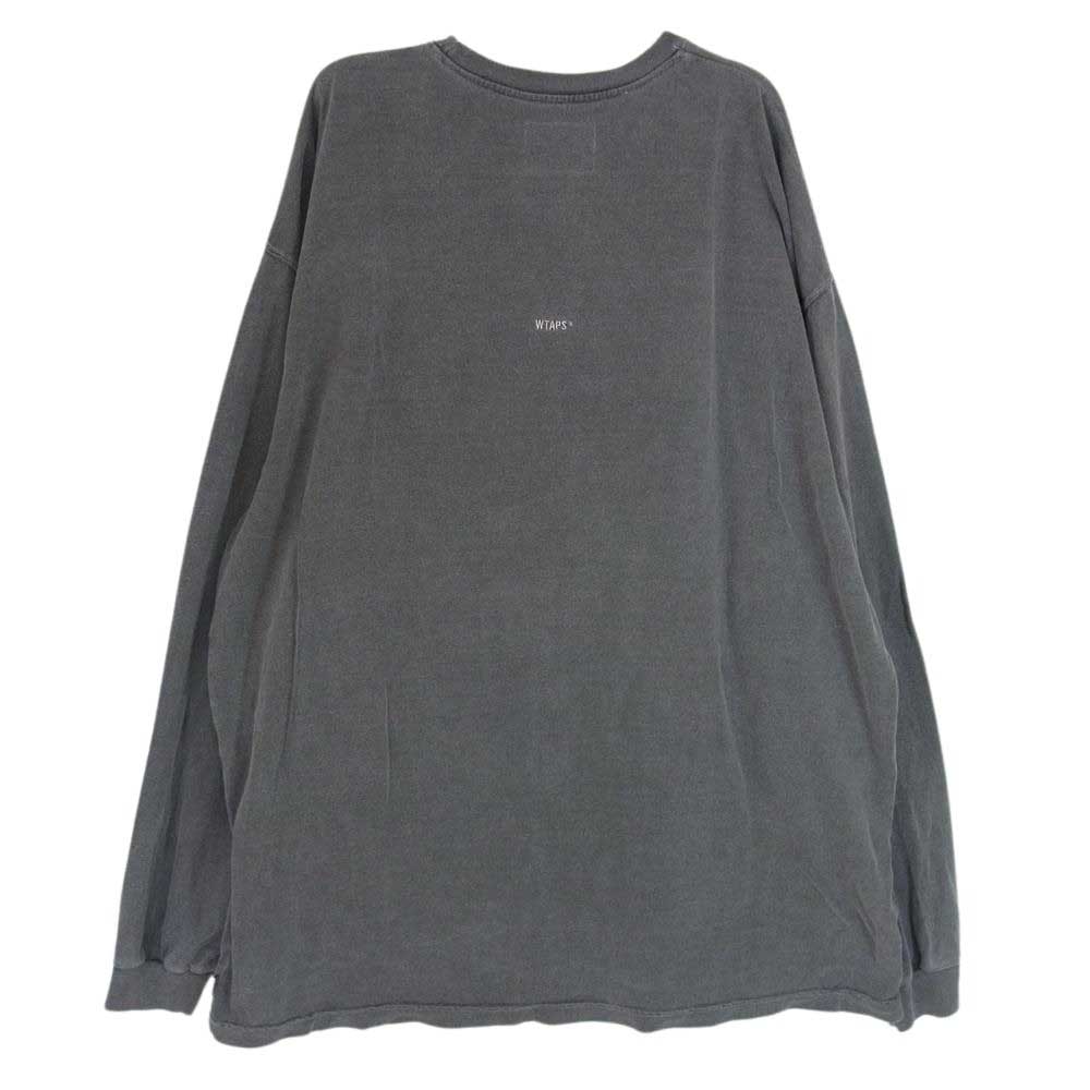 WTAPS ダブルタップス 23SS 231ATDT-CSM18 AII 02  LS オール 02 長袖 Tシャツ ロング スリーブ カットソー グレー系 X03【中古】