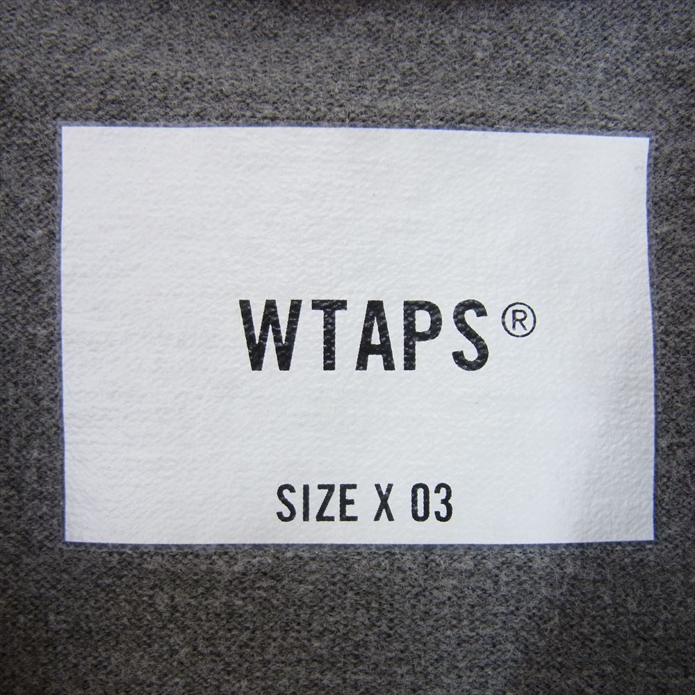 WTAPS ダブルタップス 23SS 231ATDT-CSM18 AII 02  LS オール 02 長袖 Tシャツ ロング スリーブ カットソー グレー系 X03【中古】