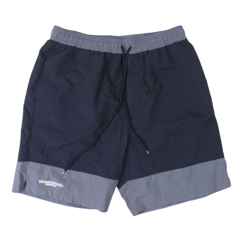 NEIGHBORHOOD ネイバーフッド 23SS 231TSNH-PTM03 SWIM SHORT PANTS スイム ショート ハーフ パンツ  ブラック系 L【中古】