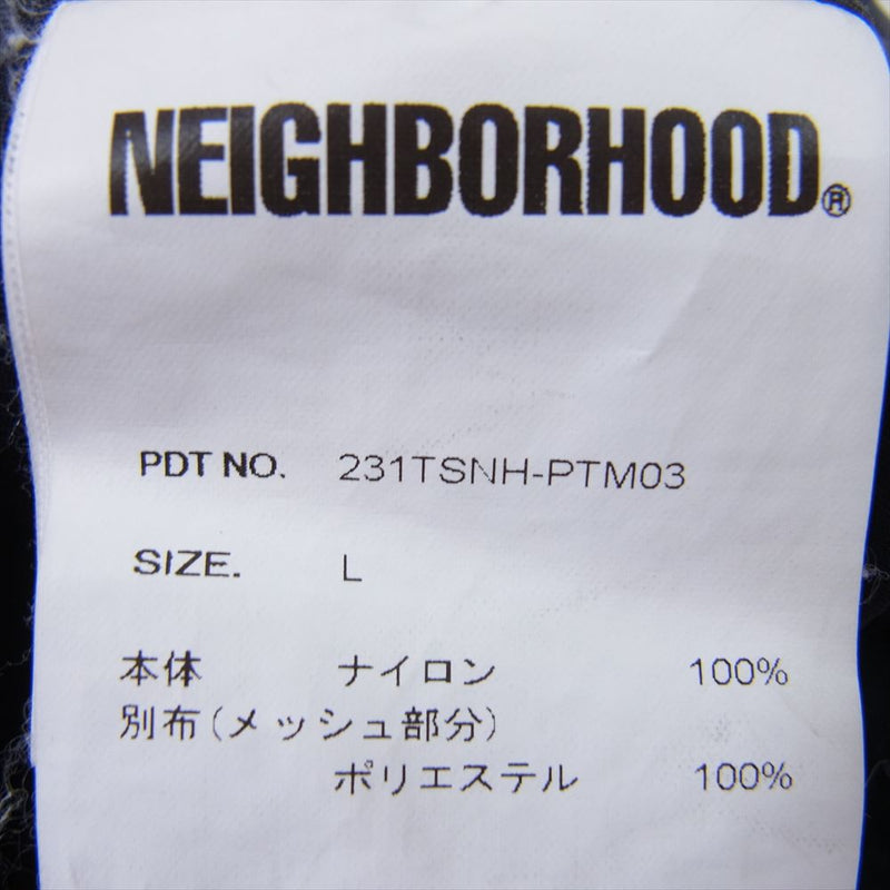 NEIGHBORHOOD ネイバーフッド 23SS 231TSNH-PTM03 SWIM SHORT PANTS スイム ショート ハーフ パンツ  ブラック系 L【中古】