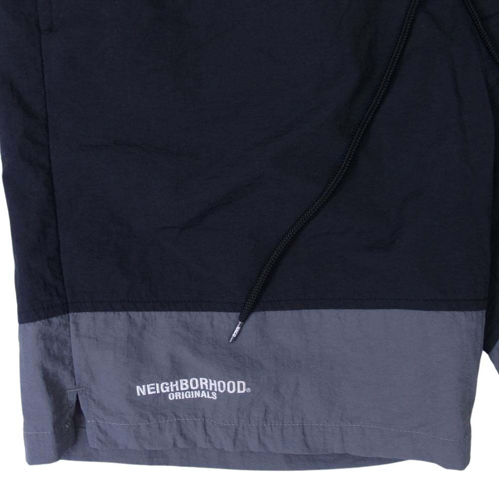 NEIGHBORHOOD ネイバーフッド 23SS 231TSNH-PTM03 SWIM SHORT PANTS スイム ショート ハーフ パンツ  ブラック系 L【中古】