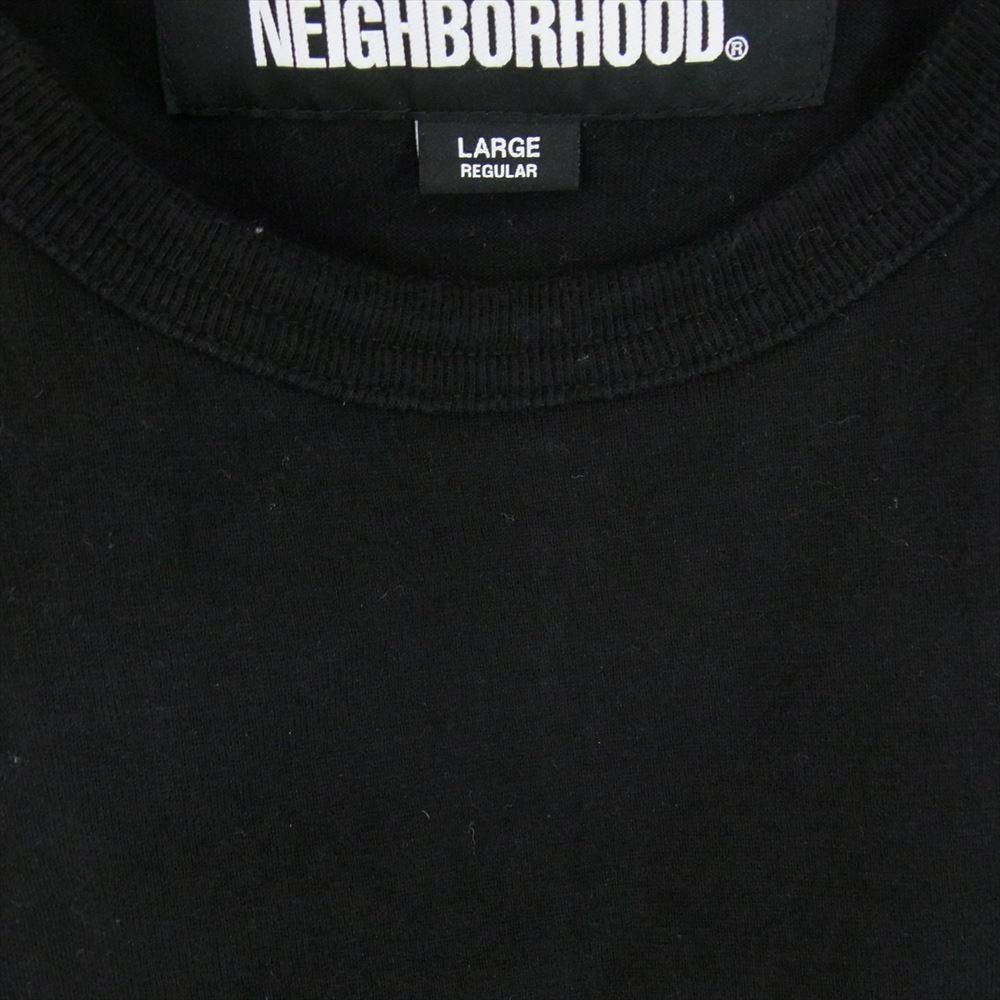 NEIGHBORHOOD ネイバーフッド 23SS 232FPNH-CSM09 Long Sleeve Classic Pocket T-Shirt ロング スリーブ クラシック ポケット 長袖 Tシャツ ブラック系 L【中古】