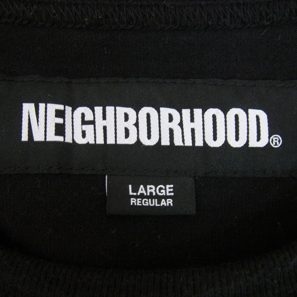 NEIGHBORHOOD ネイバーフッド 23SS 232FPNH-CSM09 Long Sleeve Classic Pocket T-Shirt ロング スリーブ クラシック ポケット 長袖 Tシャツ ブラック系 L【中古】