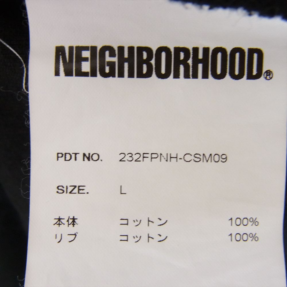 NEIGHBORHOOD ネイバーフッド 23SS 232FPNH-CSM09 Long Sleeve Classic Pocket T-Shirt ロング スリーブ クラシック ポケット 長袖 Tシャツ ブラック系 L【中古】