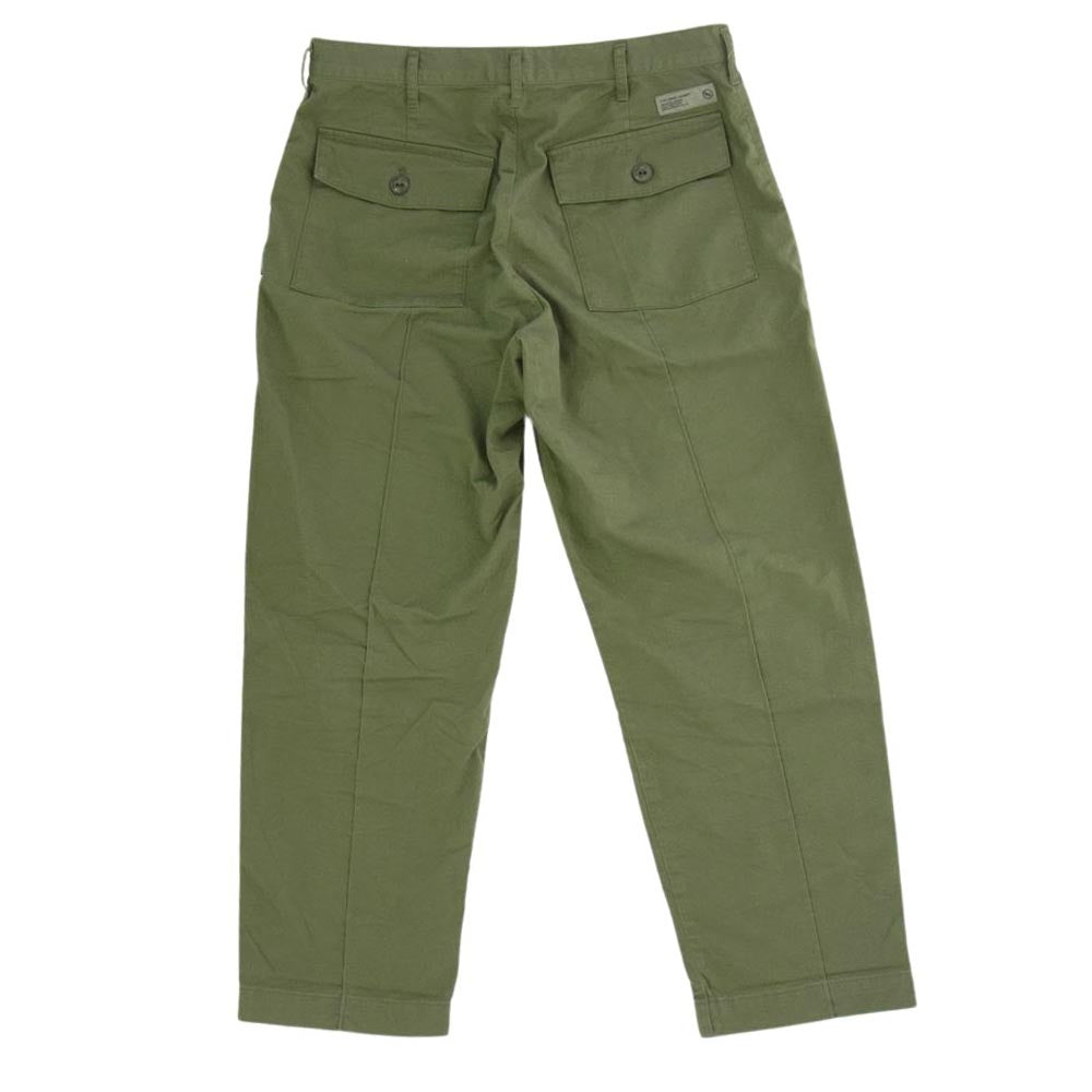 NEIGHBORHOOD ネイバーフッド 24SS 241AQNH-PTM05 PIN TUCK PANTS ネップバックチノ ピンタック パンツ カーキ系 M【中古】