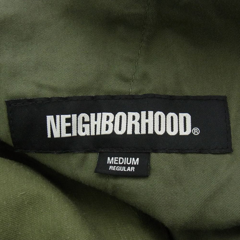 NEIGHBORHOOD ネイバーフッド 24SS 241AQNH-PTM05 PIN TUCK PANTS ネップバックチノ ピンタック パンツ カーキ系 M【中古】