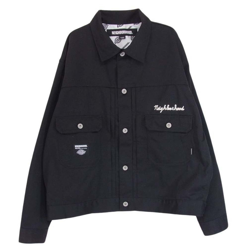 NEIGHBORHOOD ネイバーフッド 23AW 232EVDKN-JKM01 Dickies ディッキーズ TYPE-2 JACKET タイプ2 ワーク ジャケット ブラック系 XL【中古】