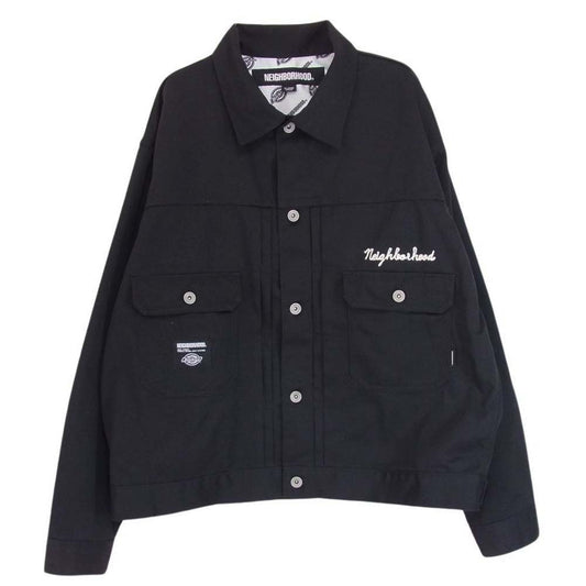 NEIGHBORHOOD ネイバーフッド 23AW 232EVDKN-JKM01 Dickies ディッキーズ TYPE-2 JACKET タイプ2 ワーク ジャケット ブラック系 XL【中古】
