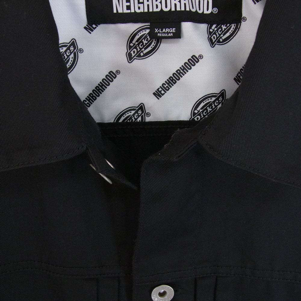 NEIGHBORHOOD ネイバーフッド 23AW 232EVDKN-JKM01 Dickies ディッキーズ TYPE-2 JACKET タイプ2 ワーク ジャケット ブラック系 XL【中古】