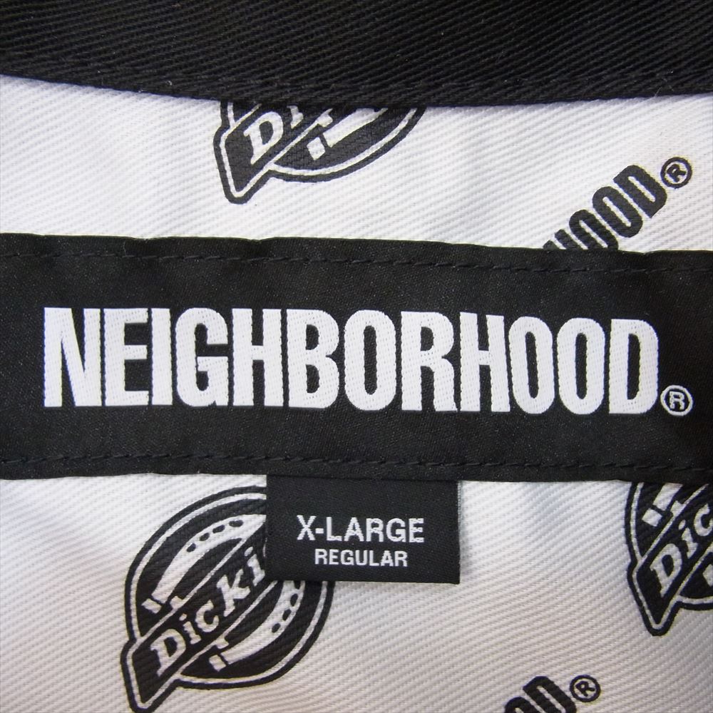 NEIGHBORHOOD ネイバーフッド 23AW 232EVDKN-JKM01 Dickies ディッキーズ TYPE-2 JACKET タイプ2 ワーク ジャケット ブラック系 XL【中古】