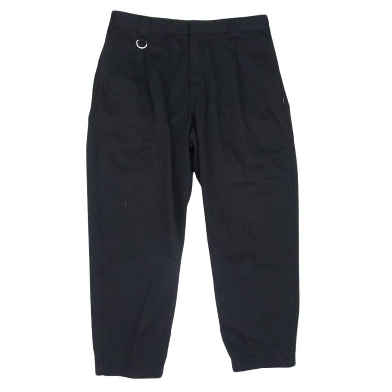 NEIGHBORHOOD ネイバーフッド 23AW 232EVDKN-PTM02 Dickies ディッキーズ Tuck Pants タック テーパード パンツ ブラック系 M【中古】