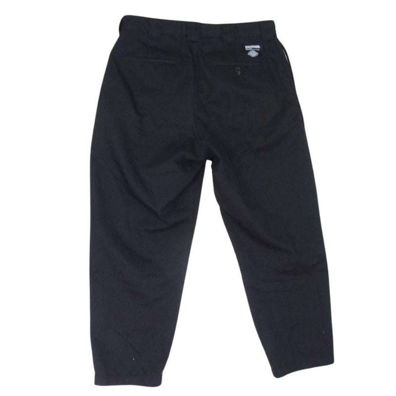 NEIGHBORHOOD ネイバーフッド 23AW 232EVDKN-PTM02 Dickies ディッキーズ Tuck Pants タック テーパード パンツ ブラック系 M【中古】