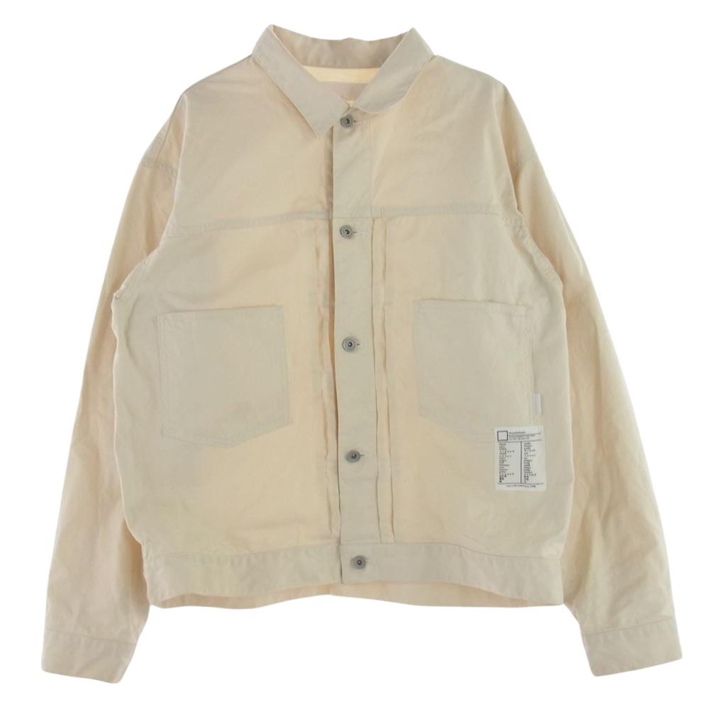 NEIGHBORHOOD ネイバーフッド 24SS 241UTNH-JKM01 BW TYPE-2 JACKET ダック生地 タイプ2 ワーク ジャケット オフホワイト系 XL【中古】