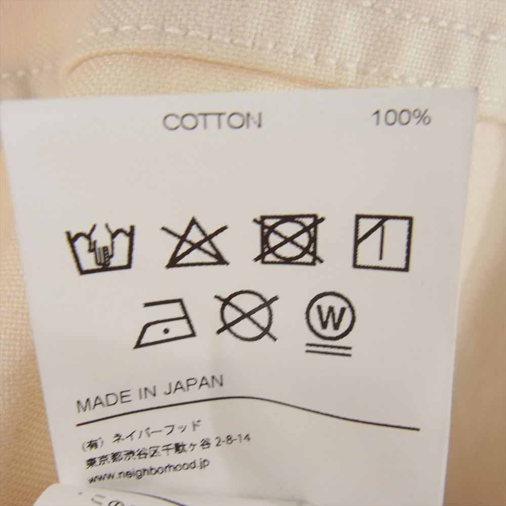 NEIGHBORHOOD ネイバーフッド 24SS 241UTNH-JKM01 BW TYPE-2 JACKET ダック生地 タイプ2 ワーク ジャケット オフホワイト系 XL【中古】