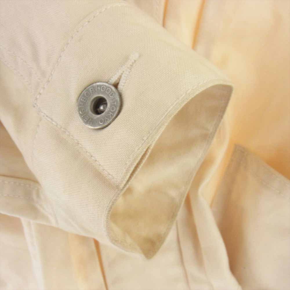 NEIGHBORHOOD ネイバーフッド 24SS 241UTNH-JKM01 BW TYPE-2 JACKET ダック生地 タイプ2 ワーク ジャケット オフホワイト系 XL【中古】