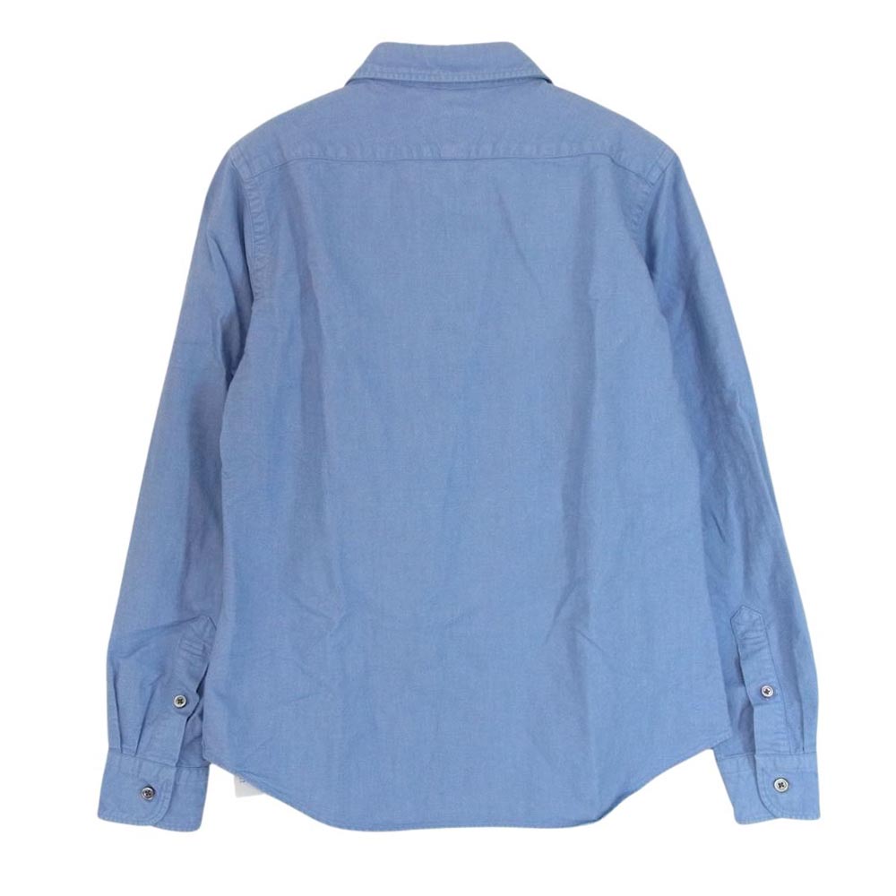 Nigel Cabourn ナイジェルケーボン 8070810001 WOMAN コットン 長袖 シャツ ブルー系 38【中古】