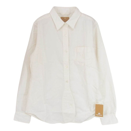 Nigel Cabourn ナイジェルケーボン 8020810000 WOMAN コットン 長袖 シャツ ホワイト系 8【中古】