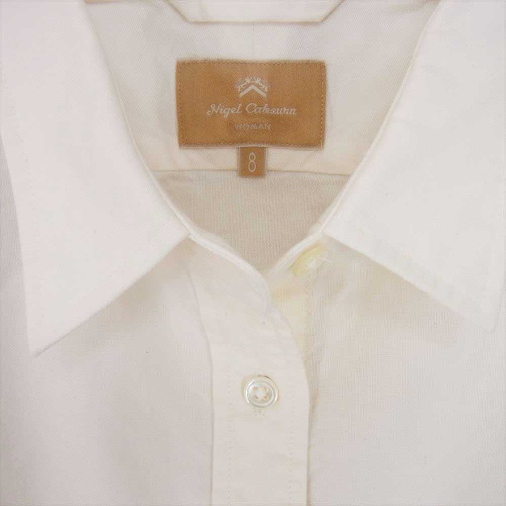 Nigel Cabourn ナイジェルケーボン 8020810000 WOMAN コットン 長袖 シャツ ホワイト系 8【中古】