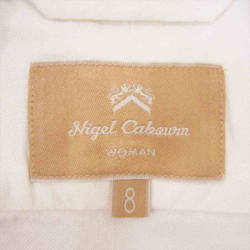 Nigel Cabourn ナイジェルケーボン 8020810000 WOMAN コットン 長袖 シャツ ホワイト系 8【中古】