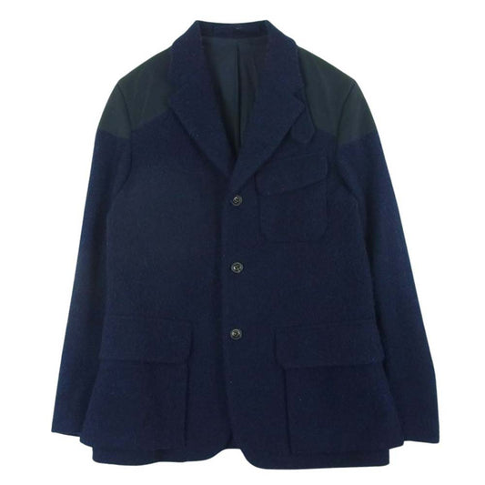 Nigel Cabourn ナイジェルケーボン NC-W13-JK-1 英国製 MALLORY JACKET ウール マロリー ジャケット ネイビー系 48【中古】