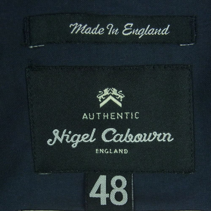 Nigel Cabourn ナイジェルケーボン NC-W13-JK-1 英国製 MALLORY JACKET ウール マロリー ジャケット ネイビー系 48【中古】