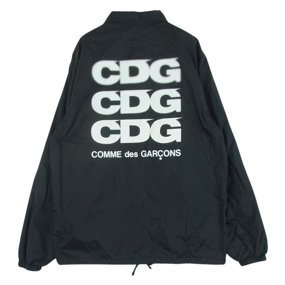 COMME des GARCONS コムデギャルソン IS-J002 GOOD DESIGN SHOP グッド デザイン ショップ GDS コーチ ジャケット ブラック系 S【中古】