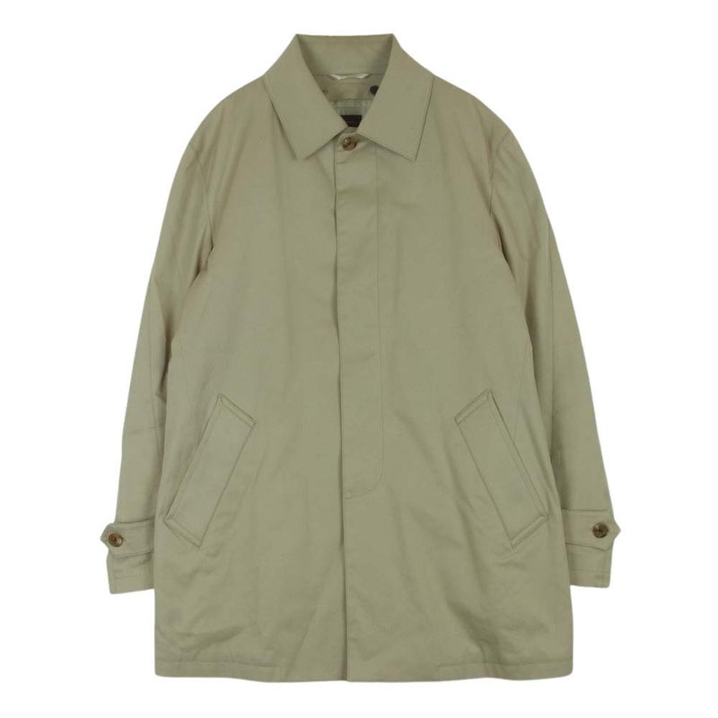 Paul Smith ポール・スミス 4122S collection コレクション COTTON STRETCH SOUTIEN COLLAR COAT コットン ストレッチ ライナー付き ステンカラー コート ベージュ系 L【中古】