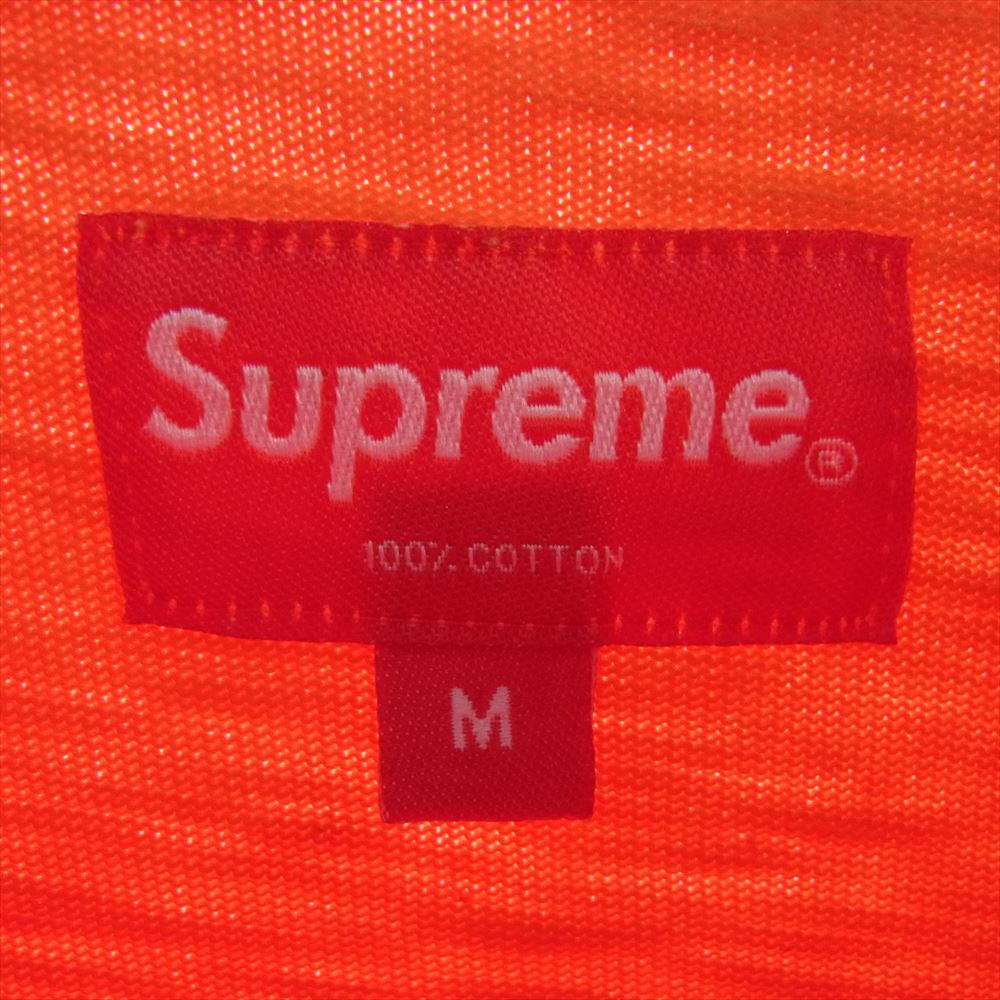 Supreme シュプリーム S/S Pocket Tee 胸ポケット クルーネック 半袖 Tシャツ カットソー オレンジ系 M【中古】