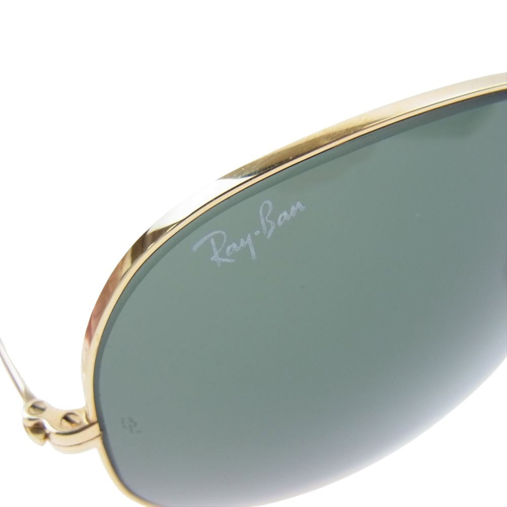 Ray-Ban レイバン RB3558 ゴールド メタル フレーム サングラス  B&L ボシュロム 刻印 フレーム：ゴールド 64□14【中古】