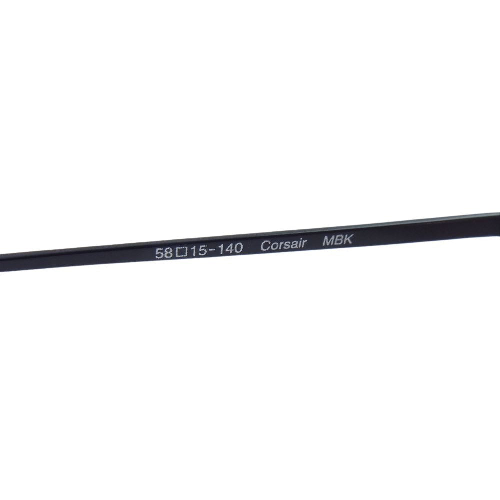 OLIVER PEOPLES オリバーピープルズ 58/15/140 Corsair サングラス アイウェア 眼鏡 フレーム：ブラック　レンズ：ブラック 58□15-140【中古】