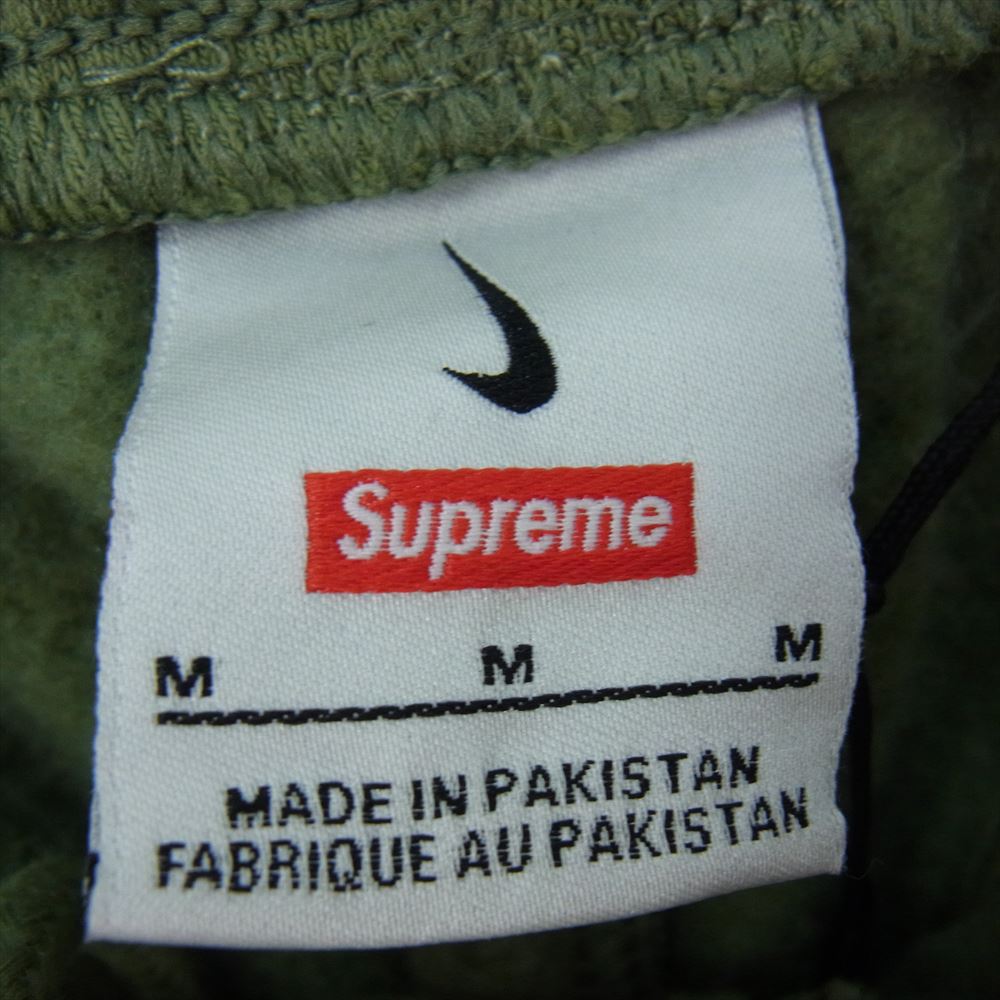Supreme シュプリーム 24SS FQ0768-339 × NIKE ナイキ Sweatpants スウェット パンツ Olive サイド ロゴ 刺繍 Olive M【新古品】【未使用】【中古】