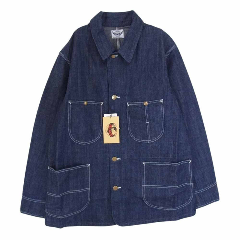 JELADO ジェラード JP94491J 491J Coverall デニム カバーオール ジャケット インディゴブルー系 XL【新古品】【未使用】【中古】