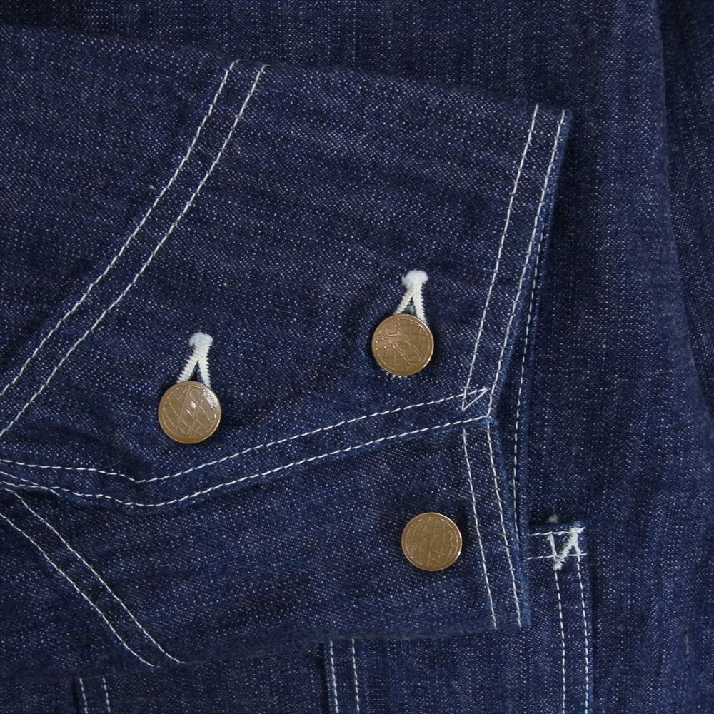 JELADO ジェラード JP94491J 491J Coverall デニム カバーオール ジャケット インディゴブルー系 XL【新古品】【未使用】【中古】