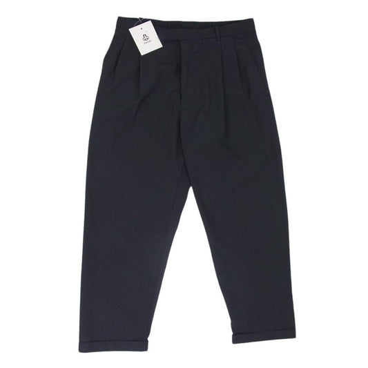 Mando マンド 24SS 24298-002 ポリエステル 2プリーツ テーパード パンツ ボトム ブラック系 II【中古】