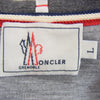 MONCLER モンクレール GRENOBLE MAGLIA GIROCOLLO グルノーブル ロゴワッペン スポンジ スウェット グレー系 L【中古】