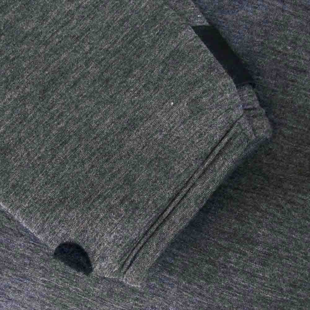 MONCLER モンクレール GRENOBLE MAGLIA GIROCOLLO グルノーブル ロゴワッペン スポンジ スウェット グレー系 L【中古】