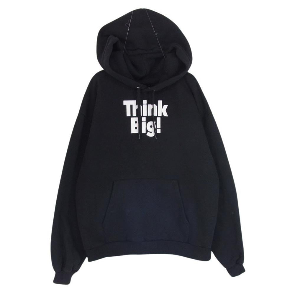 BALENCIAGA バレンシアガ 18SS 508205 TYK63 Think Big ロゴ スウェット プルオーバー パーカー ブラック系 L【中古】